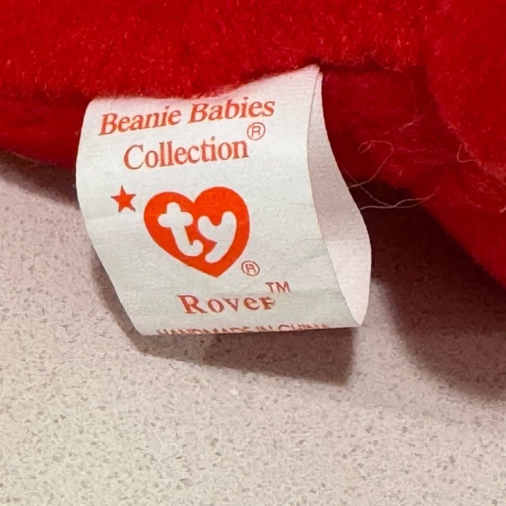 Ty Beanie Baby Rover the Red Dog
